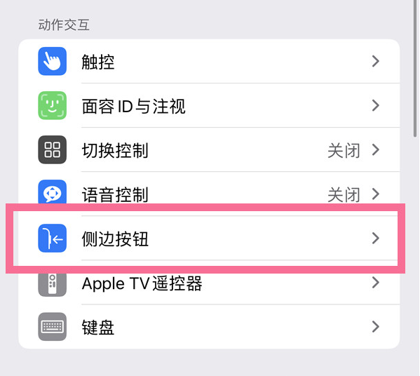 云城苹果14维修店分享iPhone14 Plus侧键双击下载功能关闭方法 