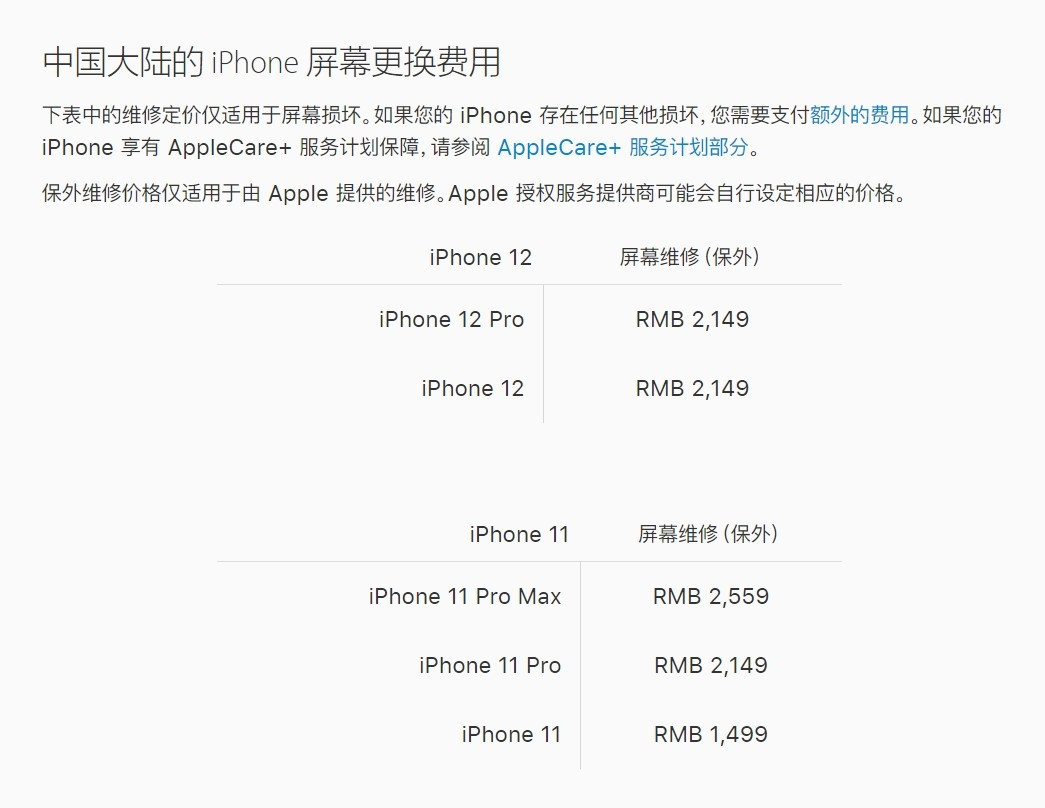 云城苹果手机维修分享iPhone 12/12 Pro 更换屏幕多少钱 
